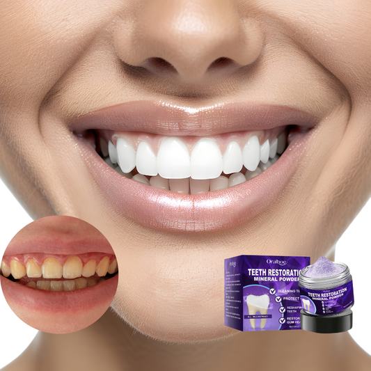 Teeth Restoration Mineral Powder| Erase Stains Fast for a Shockingly Bright Smile