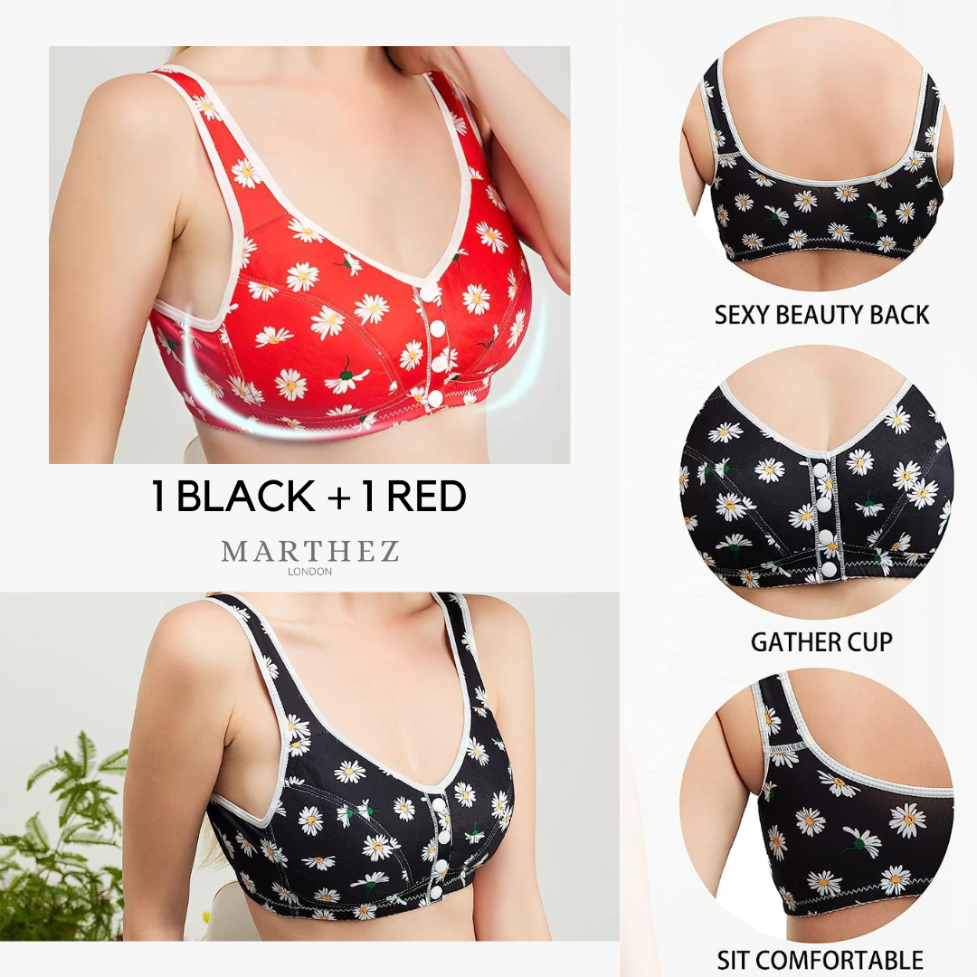 Daisy™ Front-Button Bra 2.0 | 1+1 FREE