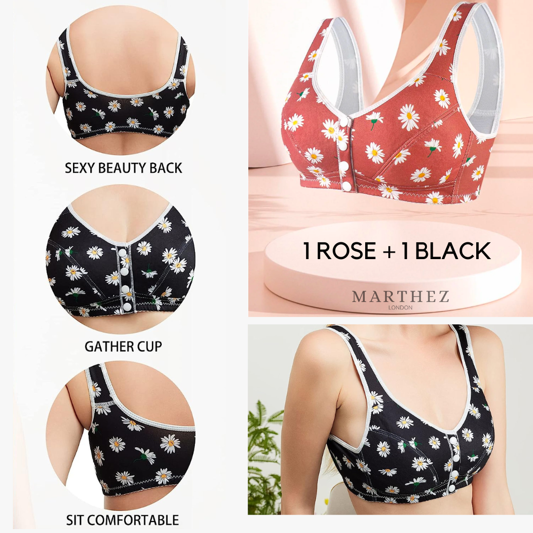 Daisy™ Front-Button Bra 2.0 | 1+1 FREE