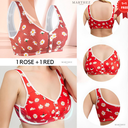 Daisy™ Front-Button Bra 2.0 | 1+1 FREE