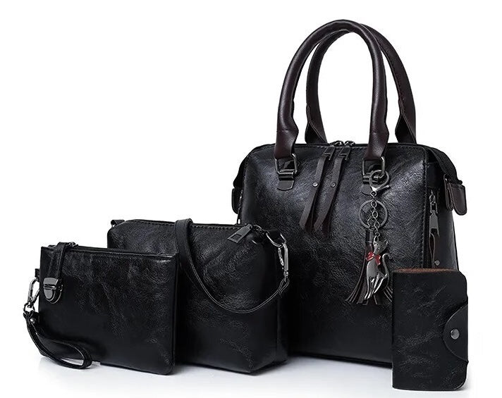 LuxLeather Tote™ Set | Experience Luxury in Every Detail | Buy 1, Take 3