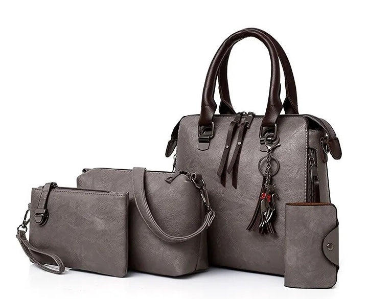 LuxLeather Tote™ Set | Experience Luxury in Every Detail | Buy 1, Take 3