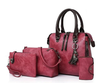 LuxLeather Tote™ Set | Experience Luxury in Every Detail | Buy 1, Take 3