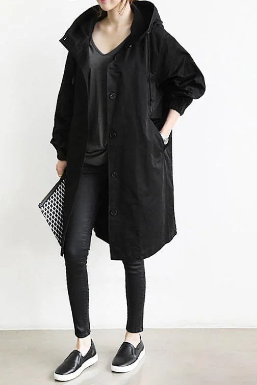 ClassyCape - Your Timeless Hooded Trench Coat - 50% OFF Today!