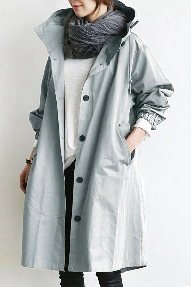 ClassyCape - Your Timeless Hooded Trench Coat - 50% OFF Today!