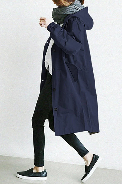 ClassyCape - Your Timeless Hooded Trench Coat - 50% OFF Today!