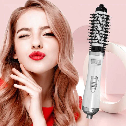 CurlFlow Automatic Rotating Hair Curler Comb | Say Goodbye to Bad Hair Days