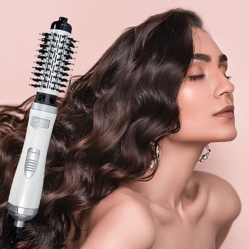 CurlFlow Automatic Rotating Hair Curler Comb | Say Goodbye to Bad Hair Days