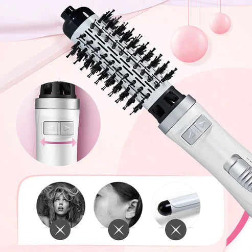 CurlFlow Automatic Rotating Hair Curler Comb | Say Goodbye to Bad Hair Days