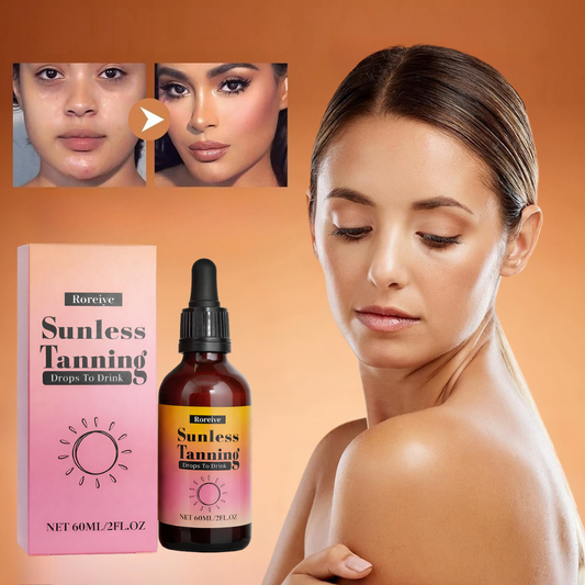 Gotas de Bronceado Sin Sol | Consigue un Brillo Natural y Uniforme en Solo 7 Días Bebiendo