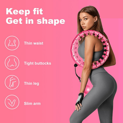 GlamFit Hula Hoop Plus | Swing Away Calories, Sculpt Your Way to Wellness!