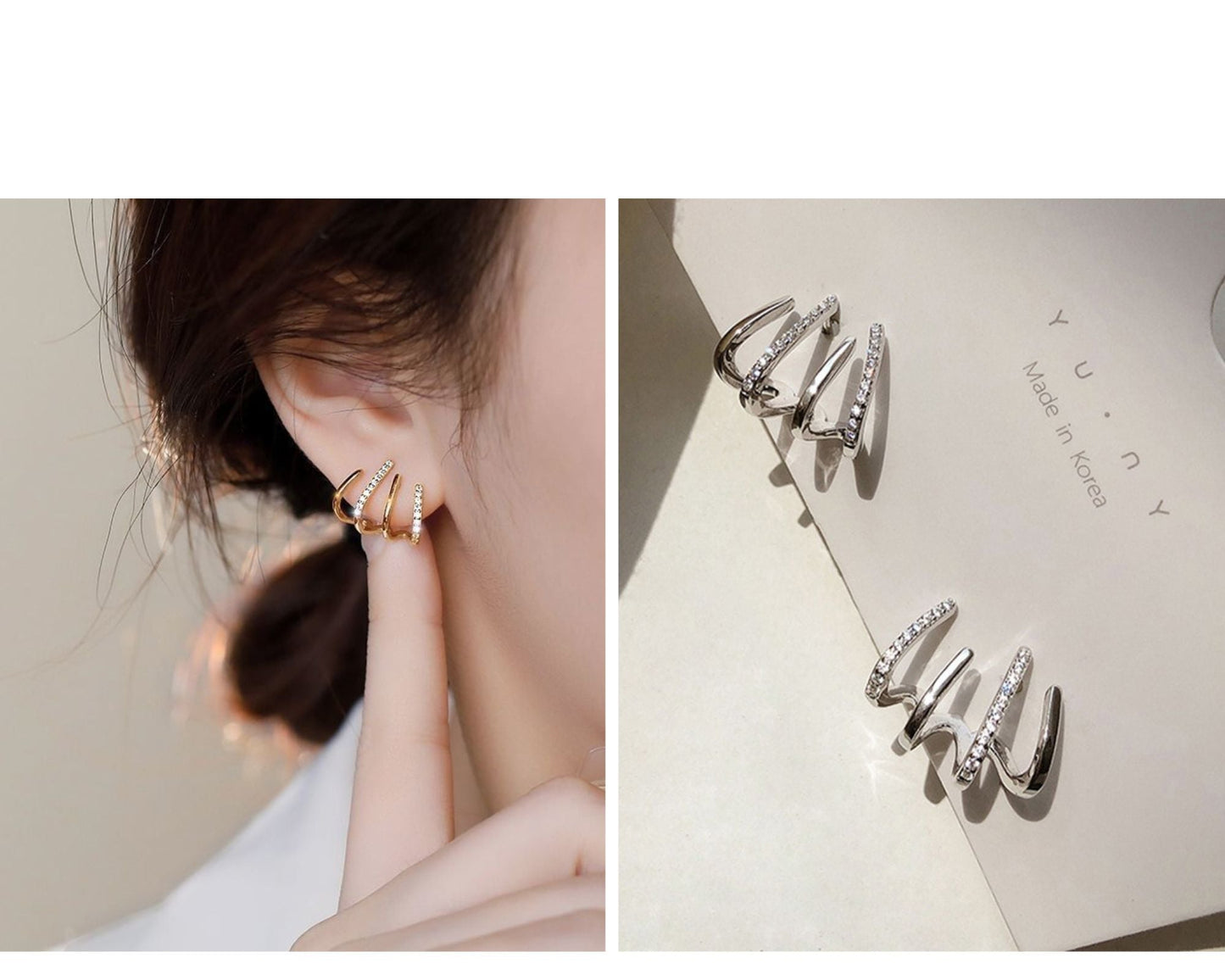 Luna Elegant™ 4-Claw Earrings | 1+1 FREE