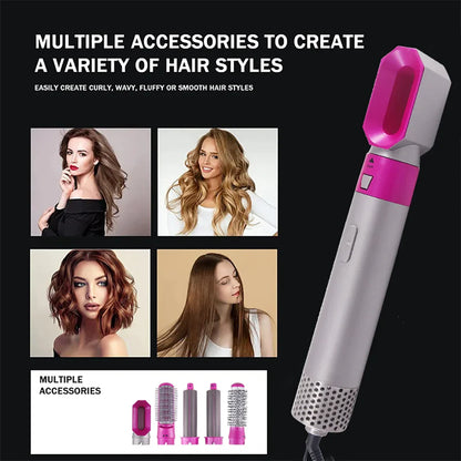 HairGlam 5-in-1 Styler Kit | Transform Your Look Effortlessly