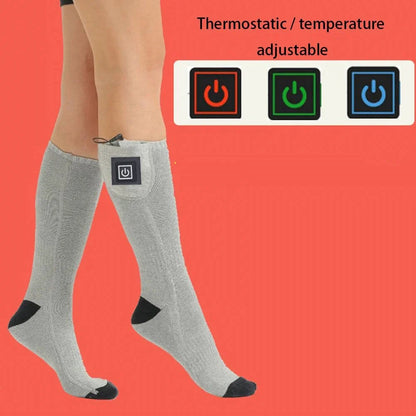 HeatFlow Adjustable Heated Socks - Embrace the Warmth, Banish Cold Feet!