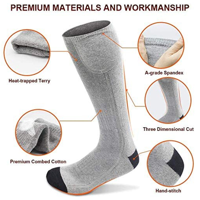 HeatFlow Adjustable Heated Socks - Embrace the Warmth, Banish Cold Feet!