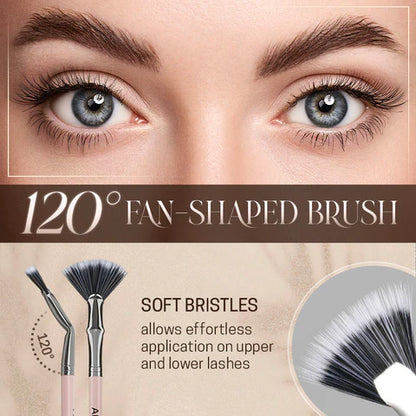 LashFam Mascara Fan Brush | Achieve Longer, Fuller Lashes with Ease!