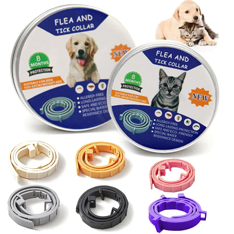 PetShield Anti Flea and Tick Collar - Protect Your Furry Friend Naturally!