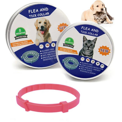 PetShield Anti Flea and Tick Collar - Protect Your Furry Friend Naturally!