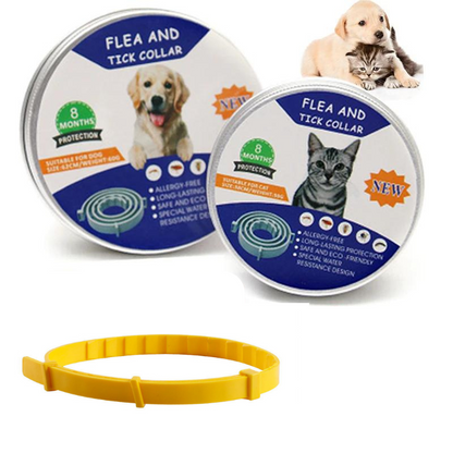 PetShield Anti Flea and Tick Collar - Protect Your Furry Friend Naturally!