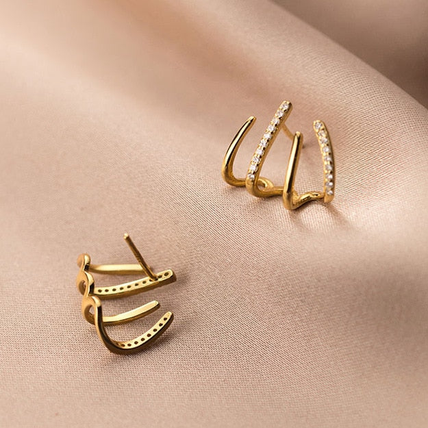 Luna Elegant™ 4-Claw Earrings | 1+1 FREE