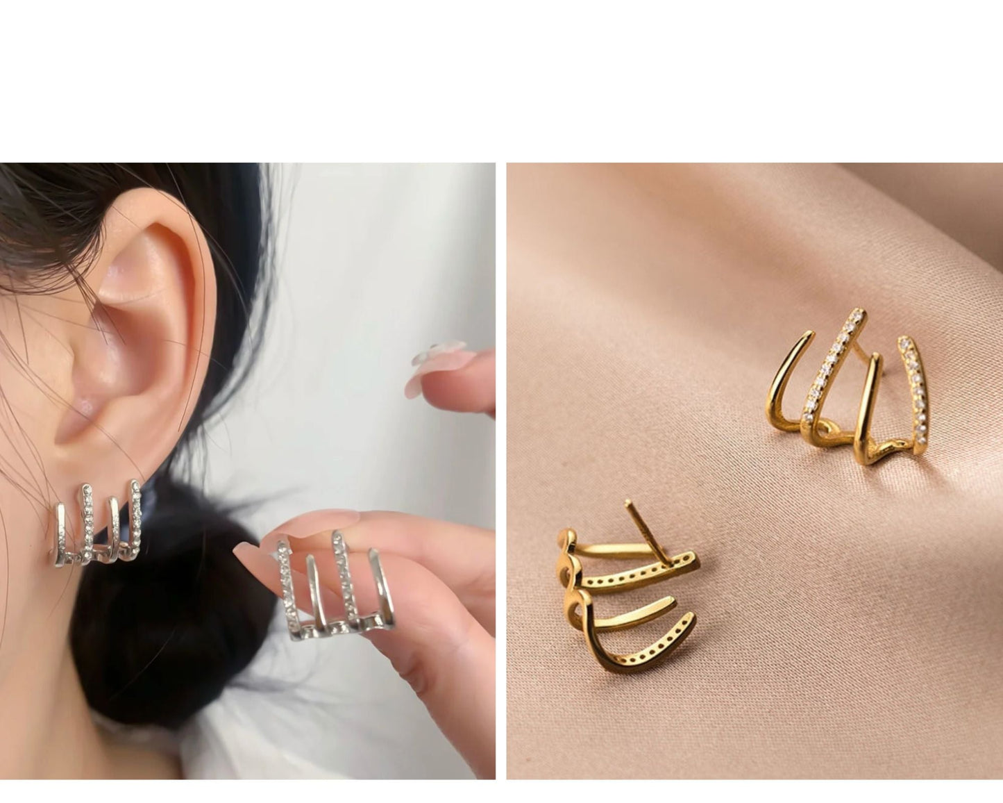 Luna Elegant™ 4-Claw Earrings | 1+1 FREE