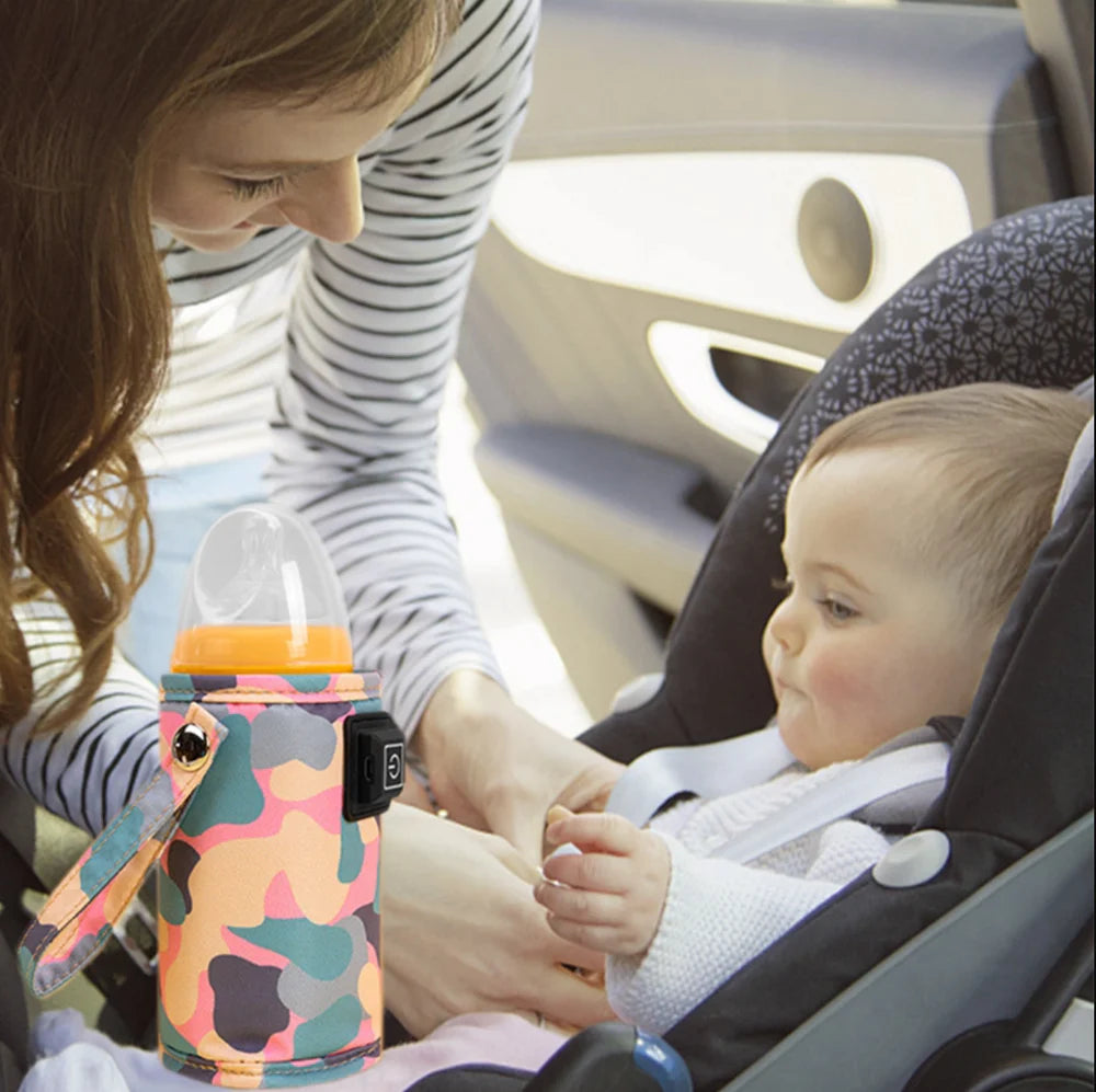 SnuggleWarm Baby Bottle Warmer | Solving Cold Bottle Struggles On-the-Go