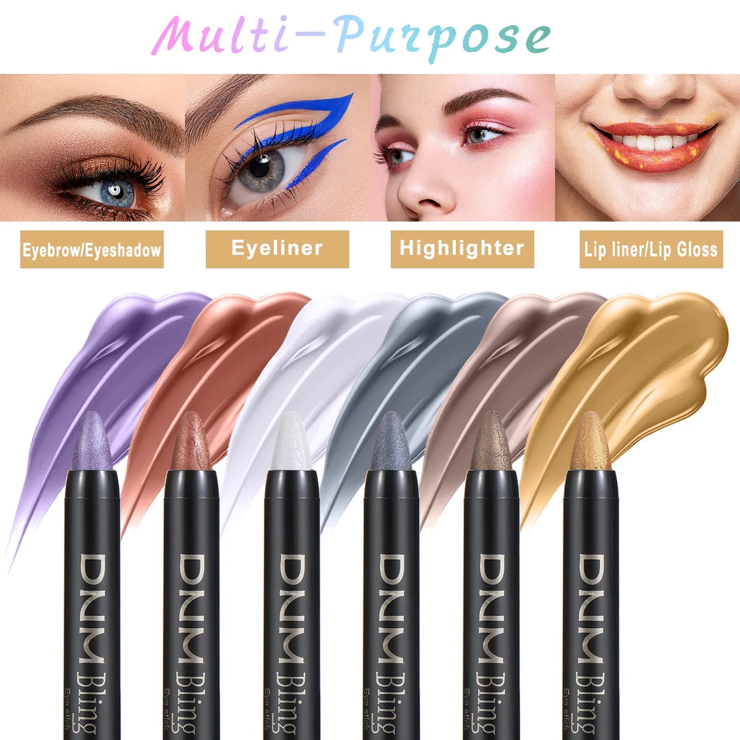 GlamEyes™ - Waterproof Eyeshadow Pencils